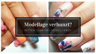 So rettest du eine missglückte Modellage [upl. by Ynad]