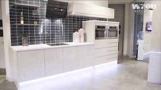 Wren Kitchens Handleless Pebble Gloss [upl. by Anauqed]