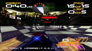 PS1  Wipeout 2097  ePSXe 17  1080p [upl. by Solorac790]