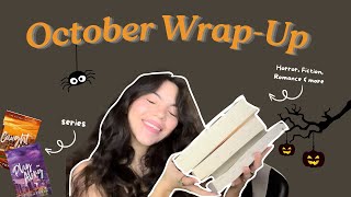 October Reading WrapUp 🎃🧡 [upl. by Waddle]