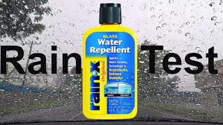 Windshield Rain Repellent  Rain x Review [upl. by Edouard]