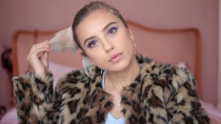 HOW I STYLE  EP 1  FAUX FUR COATS LOOKBOOK CHIT CHAT  Oliviagrace [upl. by Fita]