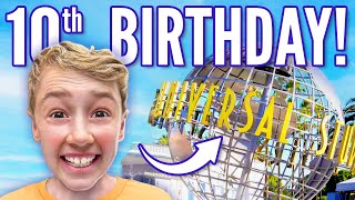 Parkers 10th Birthday at UNIVERSAL STUDIOS [upl. by Monaco]