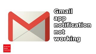 Gmail app notification not showing for new emails [upl. by Dlnaod]