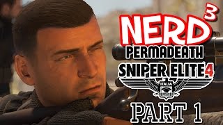 Nerd³ Permadeath Sniper Elite 4  1  Back To Italy [upl. by Nonahs]