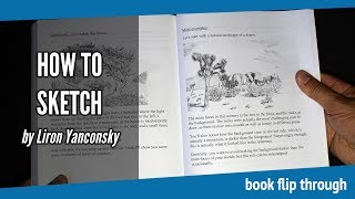 How to Sketch by Liron Yanconsky Drawing Book Flip Through [upl. by Orecul]