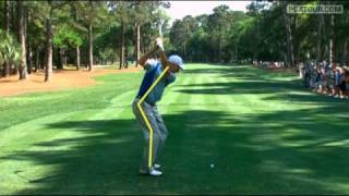 Jim Furyk SwingVision on Sunday at The Heritage [upl. by Ro]