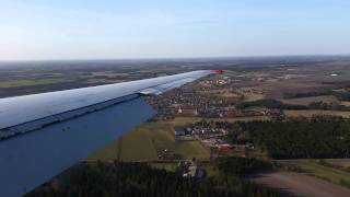 DAT Danish Air Transport MD83 landing at Karup Airport [upl. by Heurlin860]