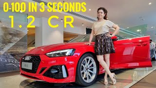 AUDI RS 5  The Racing Machine  Worth 120 Crore [upl. by Helbonnah]