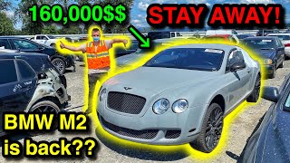 The SKETCHIEST Bently At COPART BackYardBoyz Garage Update I Where Is The GTR 335i M5 S4 M2 [upl. by Nels882]