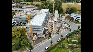 Fortschritte beim Bau des Parkhauses Campus Steinfurt [upl. by Akenot]