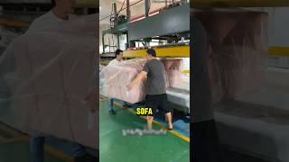 Inovasi Pengemasan Sofa di Cina❗😲 shorts shortvideo [upl. by Nodnnarb685]