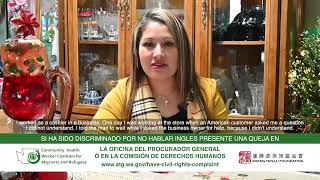 CHWCMR V3 Jan 2024 El idioma que hablas puede ser razón para volverte víctima de discriminación [upl. by Spaulding]