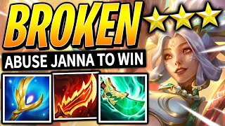 ABUSE THIS JANNA for FREE WINS in TFT Set 11  RANKED Best Comp  TFT Patch 146  Teamfight Tactics [upl. by Ecal]