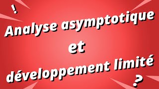 Analyse asymptotique et position relative  partie 1 [upl. by Inattirb]