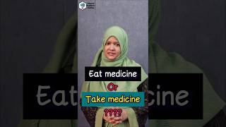 Eat medicine or Take medicine musfekanusrin shorts [upl. by Bevon366]