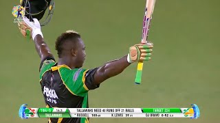 Andre Russell hits 13 SIXES during whirlwind century [upl. by Angelina]