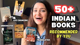 50 MustRead Indian Books 2024 🇮🇳 Recommended by YOU ✨ [upl. by Nyltak]