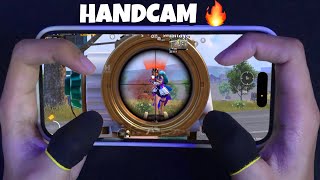 A MASTERPIECE HANDCAM ✨ 120 FPS iPhone 14 Pro 🔥 PUBG Mobile [upl. by Sedgewake533]