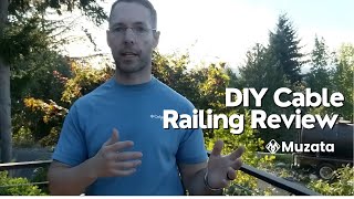 DIY Cable Railing Review ——Muzata [upl. by Haslam]