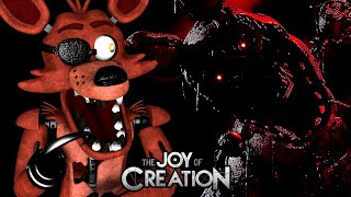 FOXY PLAYS The Joy of Creation Demo  THE IGNITED ANIMATRONICS ARE STALKING US [upl. by Kcajyllib717]