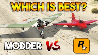 GTA 5 ONLINE MODDER VS ROCKSTAR GAMES  STARLING PLANE WHICH IS BEST [upl. by Roxanne]