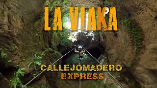 CALLEJOMADERO K5  La Viaka  Callejomadero express viaferrata [upl. by Yelreveb]