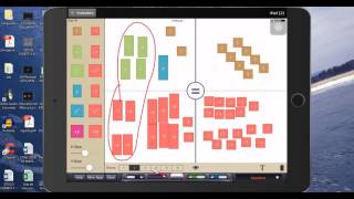 MATEMÁTICAS SISTEMA DE ECUACIONES 2X2 ALGEBRA TILES [upl. by Cherin]