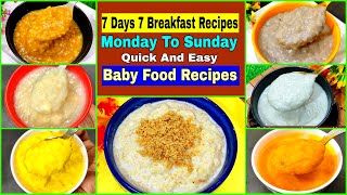 7 Baby Food Recipes For 1 4 Years  Breakfast Recipes For 1 4 Years  Healthy Food Bites [upl. by Dowell]