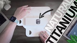 Unboxing the Apple Watch Series 10 Natural Titanium 42mm Natural beauty [upl. by Drahsir235]