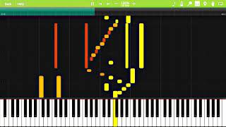 Robert Schumann  Kinderszenen Op 15  03  Blindmans Buff Synthesia Tutorial [upl. by Alake596]