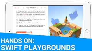 Hands on with Swift Playgrounds App for iOS 10 [upl. by Nadnarb167]