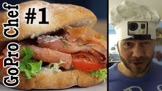 GoPro Chef 1 Salmon Sandwich [upl. by Aber]