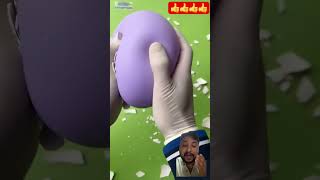 Balloon squeezed with hand 🤚 satisfying oddlysatisfying squeeze balloon shortvideos [upl. by Ahtnama]