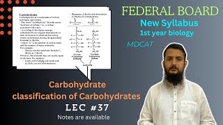 carbohydrates  Classification of carbohydrates  Monosaccharideoligosaccharide Polysaccharide [upl. by Pratte774]