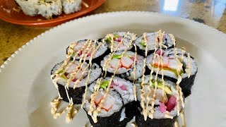 Nowhereneartraditional Homemade Sushi [upl. by Enitnemelc]