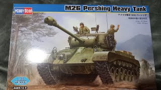 M26 Pershing Heavy Tank Hobbyboss 135 [upl. by Odericus]