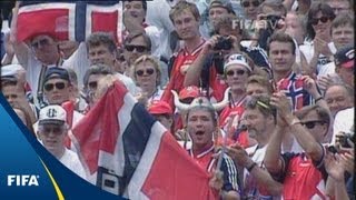 When Norways golden generation beat Brazil [upl. by Hennahane]