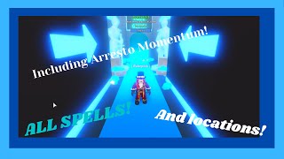 ALL ROWIZARD SPELLS  Ro wizard  Roblox [upl. by Loraine522]