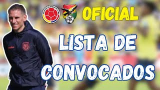 OFICIAL LISTA DE CONVOCADOS POR SEBASTIAN BECCACECE  REACCION [upl. by Maier]