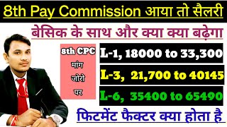 How to Increase Salary In 8th Pay Commission  8th CPC में Minimum Salary क्या होगी  फिटमेंट फैक्टर [upl. by Eudocia486]