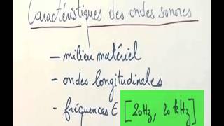 caractéristiques et fréquences des ondes sonores et EM [upl. by Noraed]