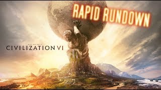 CIVILIZATION 6  Rapid Rundown Review [upl. by Akiv]