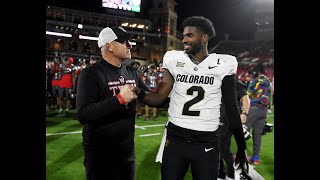 Deion Sanders Colorado Buffaloes control destiny in Big 12 after big road win over Texas Tech [upl. by Nowed]