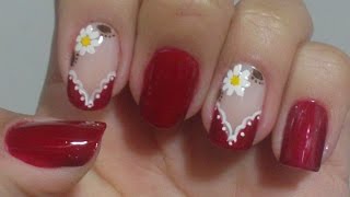 Unhas Vermelhas Decoradas [upl. by Aleuname668]