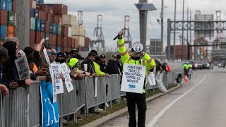 US Dockworker’s Strike Measuring the Economic Cost [upl. by Schuyler874]