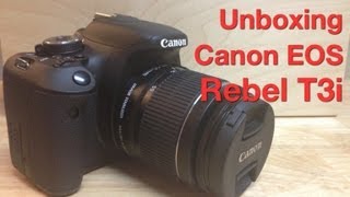 Unboxing Cámara Canon EOS Rebel T3i  En Español [upl. by Agosto]