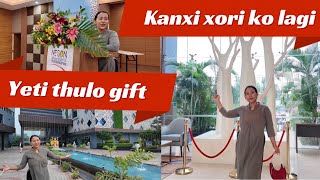 kANXI XORI KO LAGI YETİ THULO GIFT 🎁 🖤mayagurung9799 [upl. by Axel]