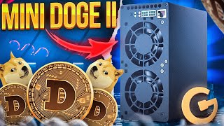 It Is Finally Here The Mini Doge II Dogecoin Miner From Goldshell [upl. by Eneryt]