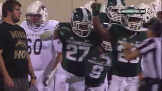 Michigan State Football vs Western Michigan August 30 2013 [upl. by Anitsud]